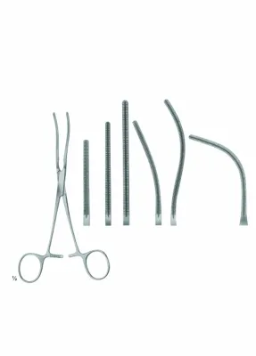 Atraumata Aorta Clamps, Patent-Ductus Clamps, Coarctation Clamps Pediatric Types