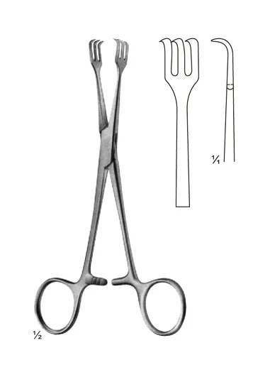 Artery Traction - and Tissue Grasping Forceps