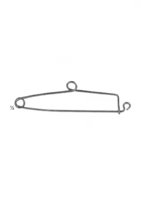 Towel Clamps and Safety pins.